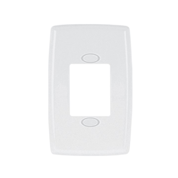 SAFIRA PLACA 4 X 2 3 INTERRUPTOR BRANCA (2251) - ILUMI