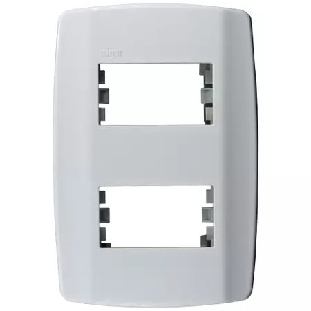 SLIM PLACA 4 X 2 2 MODULOS C/SUPORTE (82080) -ILUMI
