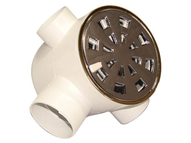 CAIXA SIFONADA 100 X 100 MM CROMADA REDONDA (4020) - INJEREST