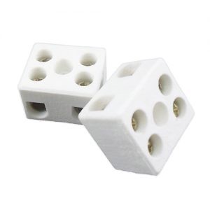 CONECTOR PORCELANA 2 POLOS 06 MM (66071) - INTERNEED
