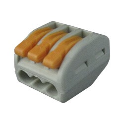 EMENDA RÁPIDA ALAVANCA 4 MM 3 VIAS FLEX (66002) -LUKMA