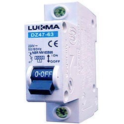 DISJUNTOR DIN UNIPOLAR 06A (34001) - LUKMA