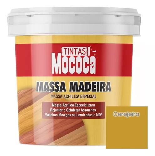 MASSA PARA MADEIRA CEREJEIRA 350 G - MOCOCA