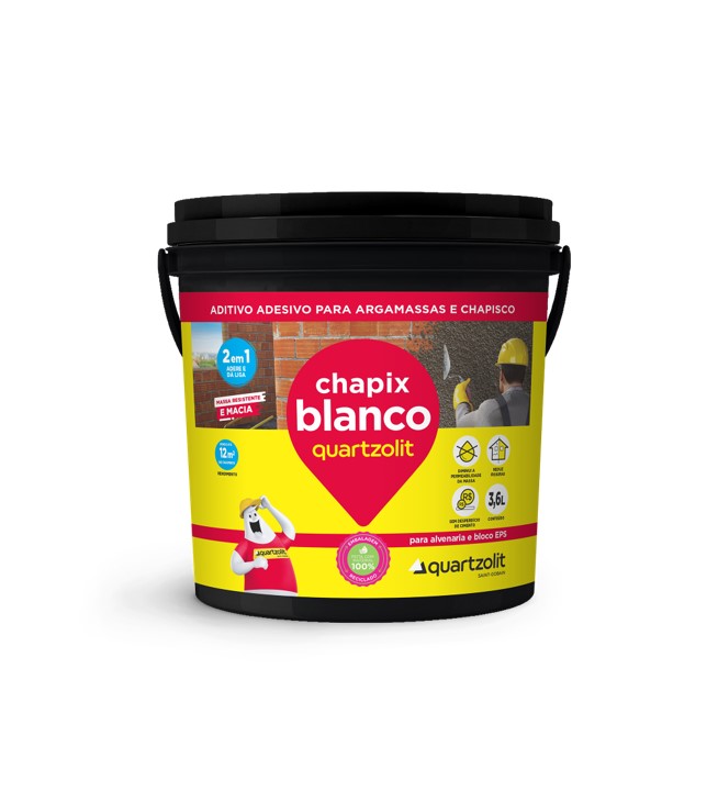 CHAPIX BRANCO 3,6 L - QUARTZOLIT