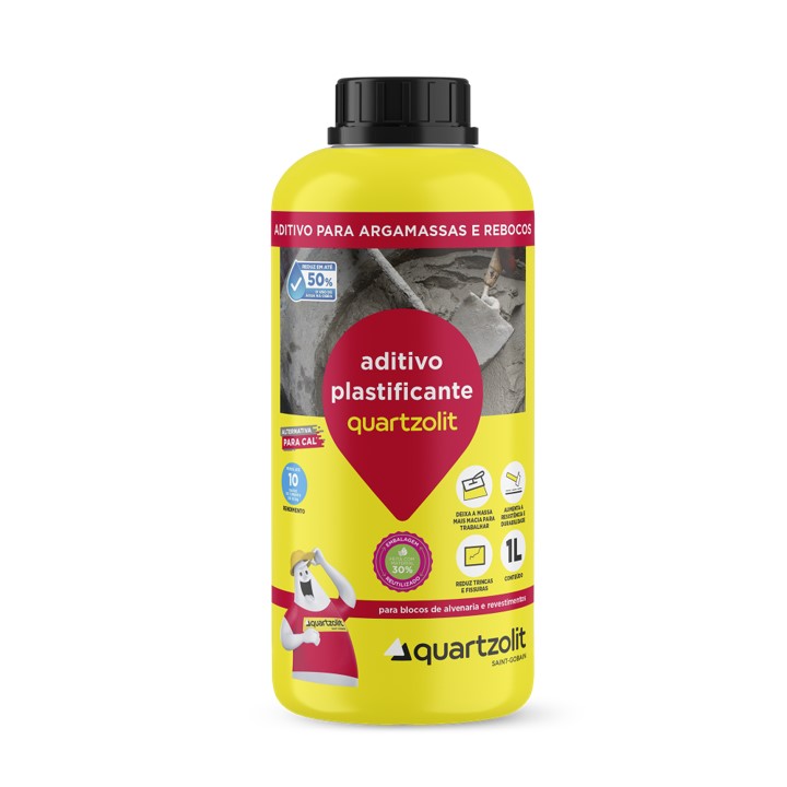 ADITIVO PLASTIFICANTE 1 L - QUARTZOLIT