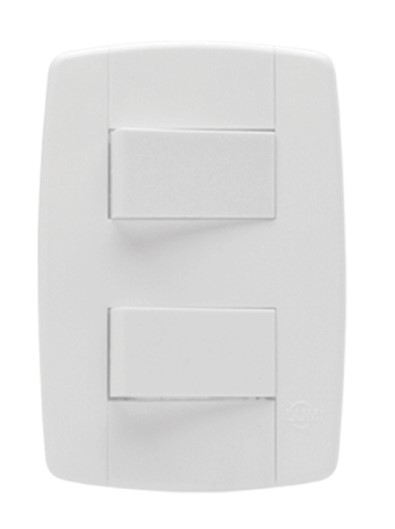 LEV CONJ 2 INTERRUPTOR SIMPLES 10A (8718) - ILUMI