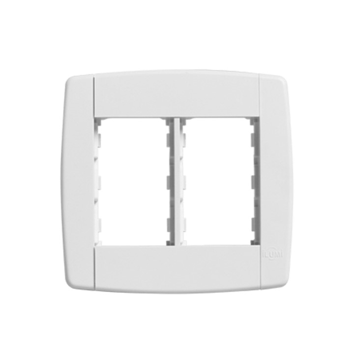 LEV/SLIM PLACA 4 X 4 6 MODULOS JUNTOS (8909) - ILUMI