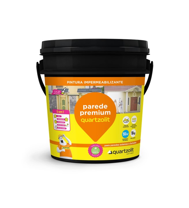 PAREDE PREMIUM 18 L BRANCO - QUARTZOLIT