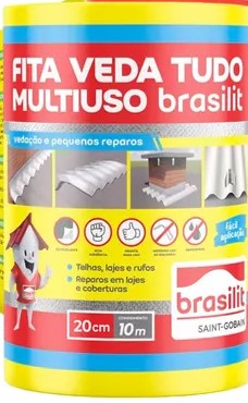 FITA VEDA TUDO ALUM 20 CM X 10 M - BRASILIT
