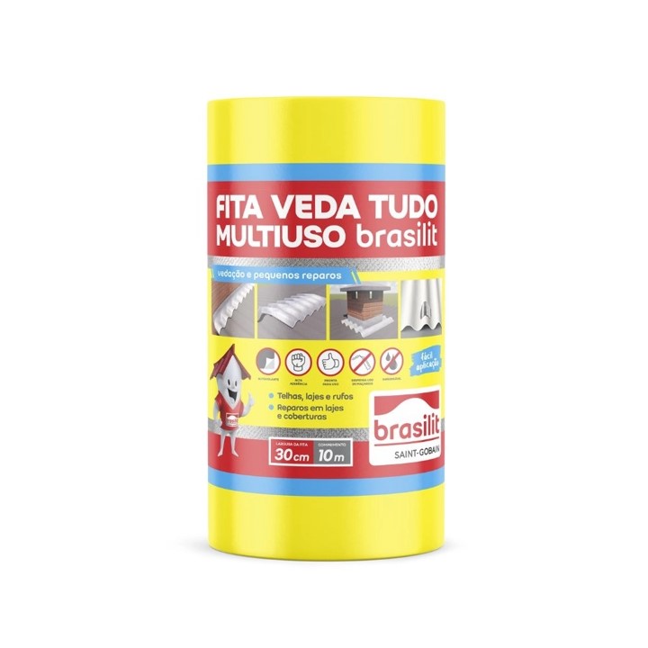 FITA VEDA TUDO ALUM 30 CM X 10 M - BRASILIT