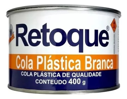 MASSA PLASTICA C/ CATALISADOR 400 G BRANCA - RETOQUE