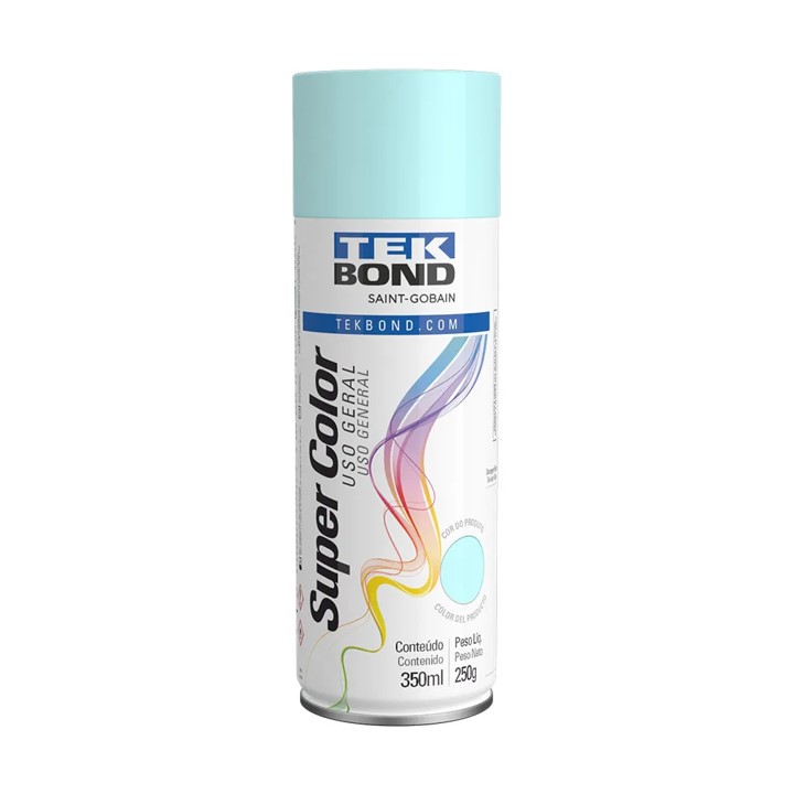 TINTA SPRAY USO GERAL AZUL CLARO 350 ML - TEK BOND