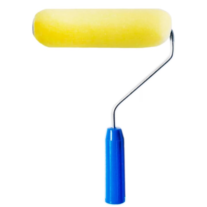 ROLO ESPUMA POLIESTER AMARELO MAX 15 CM C/CABO (2201/15) - FENIX