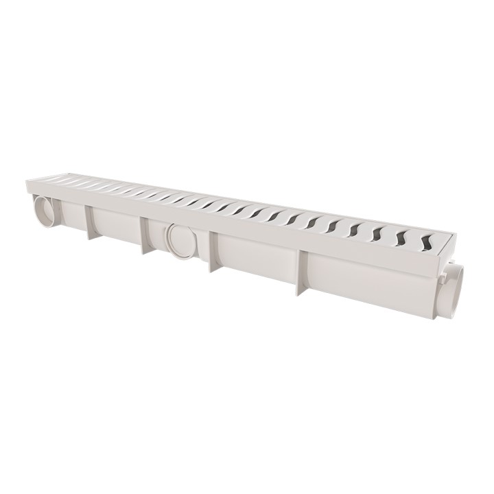 RALO SIFONADO PVC LINEAR MOLDULAR 50 CM BRANCO (1906) - ESTRELA