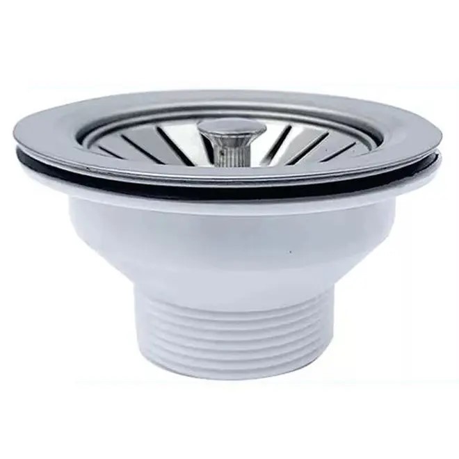 VALVULA AMERICANA CORPO ABS 3.1/2 INOX POLIDO (1583) - SUPER METAIS