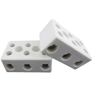CONECTOR PORCELANA 3 POLOS 16 MM (66156) - INTERNEED