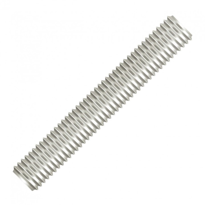 BARRA ROSCADA ZINCADA 1 M 3/16 - NEW FIX