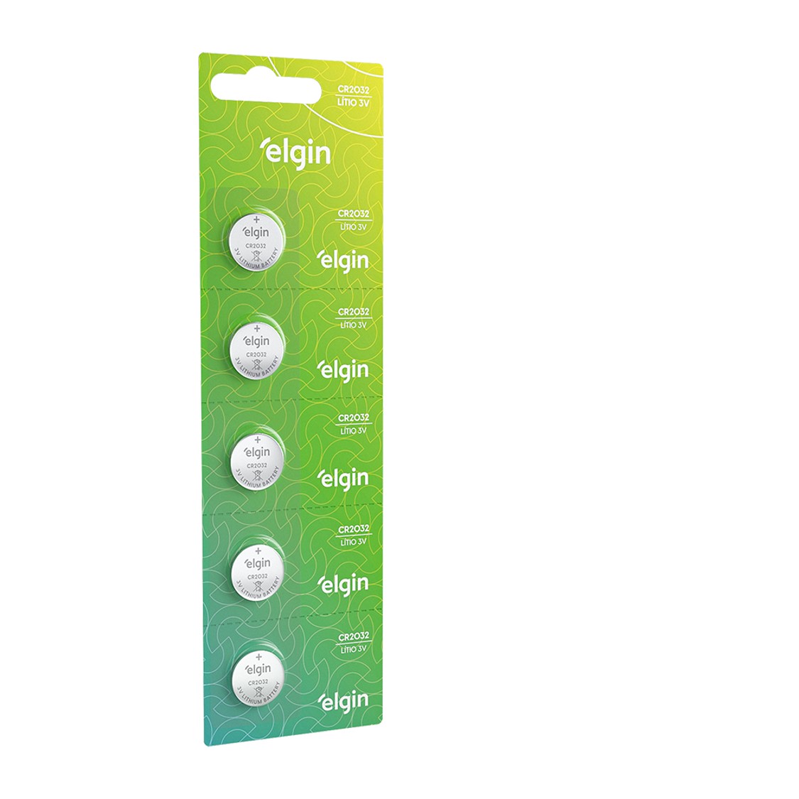 BATERIA LITIO CR2032 3V 5 PCS BLISTER (82193) -ELGIN