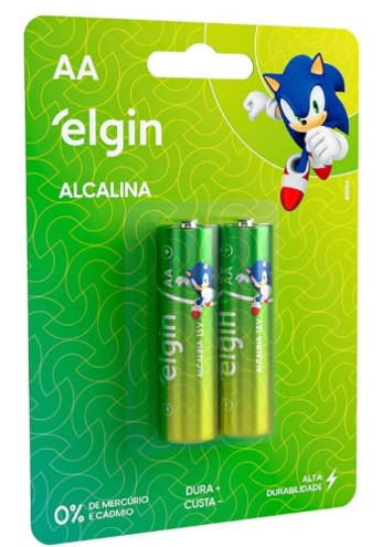 PILHA ALCALINA AA 2 PCS BLISTER (82152) -ELGIN