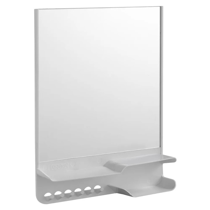 ARMARIO BANHEIRO BRANCO SOBREPOR POLIPROPILENO 26,6 CM X 35 CM X 6,5 CM (AE1) - ASTRA