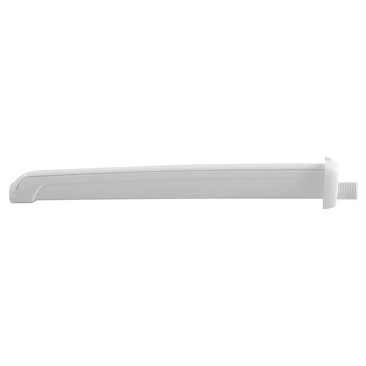 BRACO CHUVEIRO PVC 40 CM 1/2 BRANCO CAPA (BCE40) -ASTRA