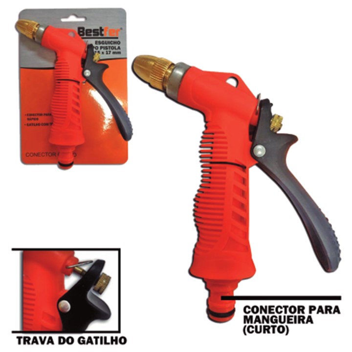 ESGUICHO TIPO PISTOLA ENGATE CURTO (BFH1492)-BESTFER