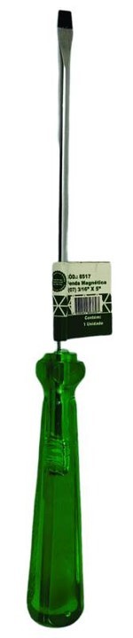CHAVE FENDA 3/16X6 MAGV CRV CABO VERDE 2453- BRAHZU