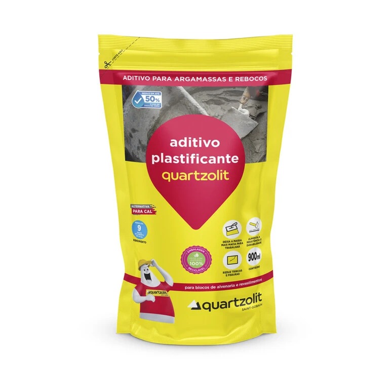 ADITIVO PLASTIFICANTE 900 ML POUCH - QUARTZOLIT