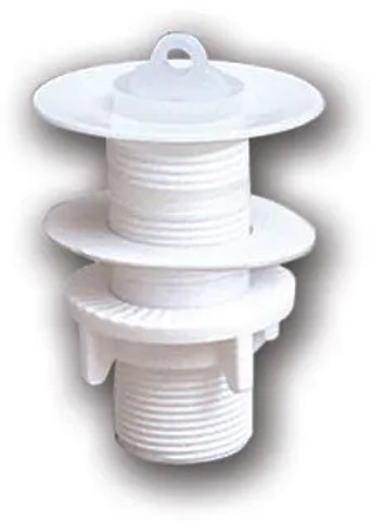 VALVULA LAVATORIO 7/8 S/ LADRAO BRANCA PVC (523F) - GRAP