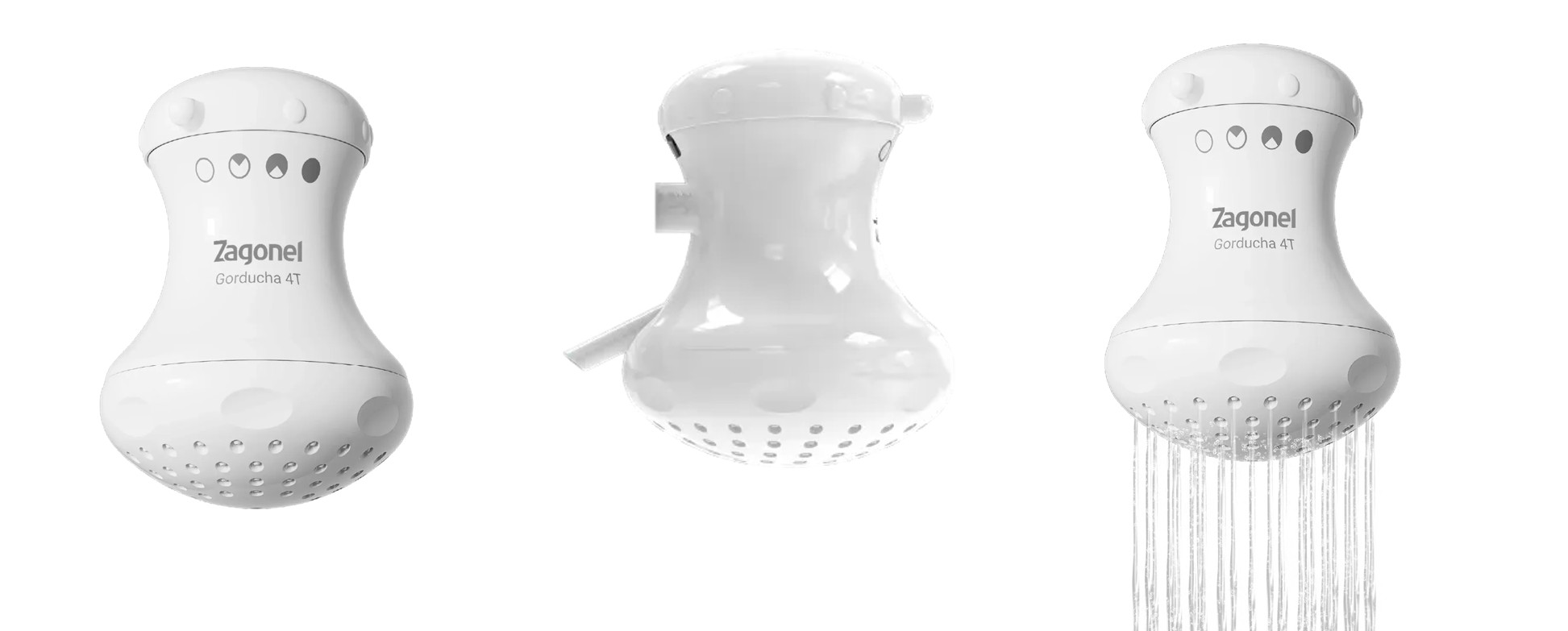 DUCHA GORDUCHA 4 TEMPERATURA 5700 W 220 V BRANCA - ZAGONEL