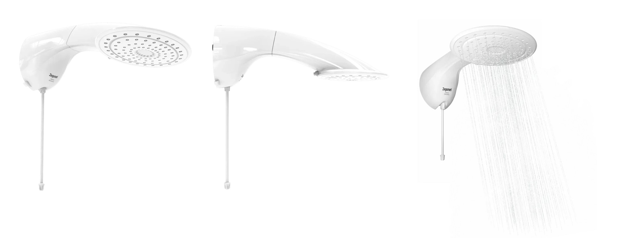 DUCHA OPTIMA ELETRONICA 7700 W 220 V BRANCA - ZAGONEL