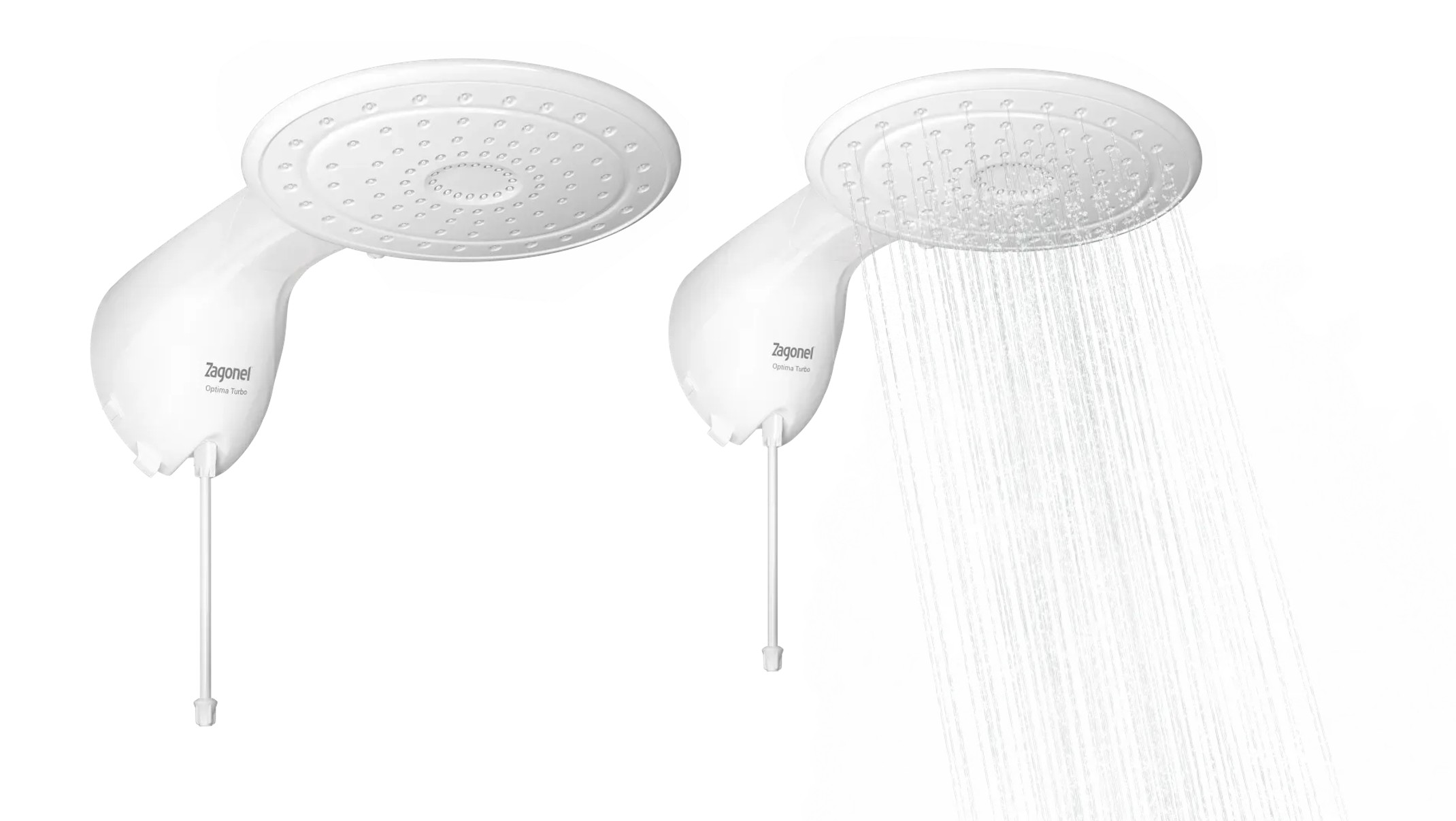 DUCHA OPTIMA ELETRONICA TURBO 7700W  220 V BRANCA - ZAGONEL
