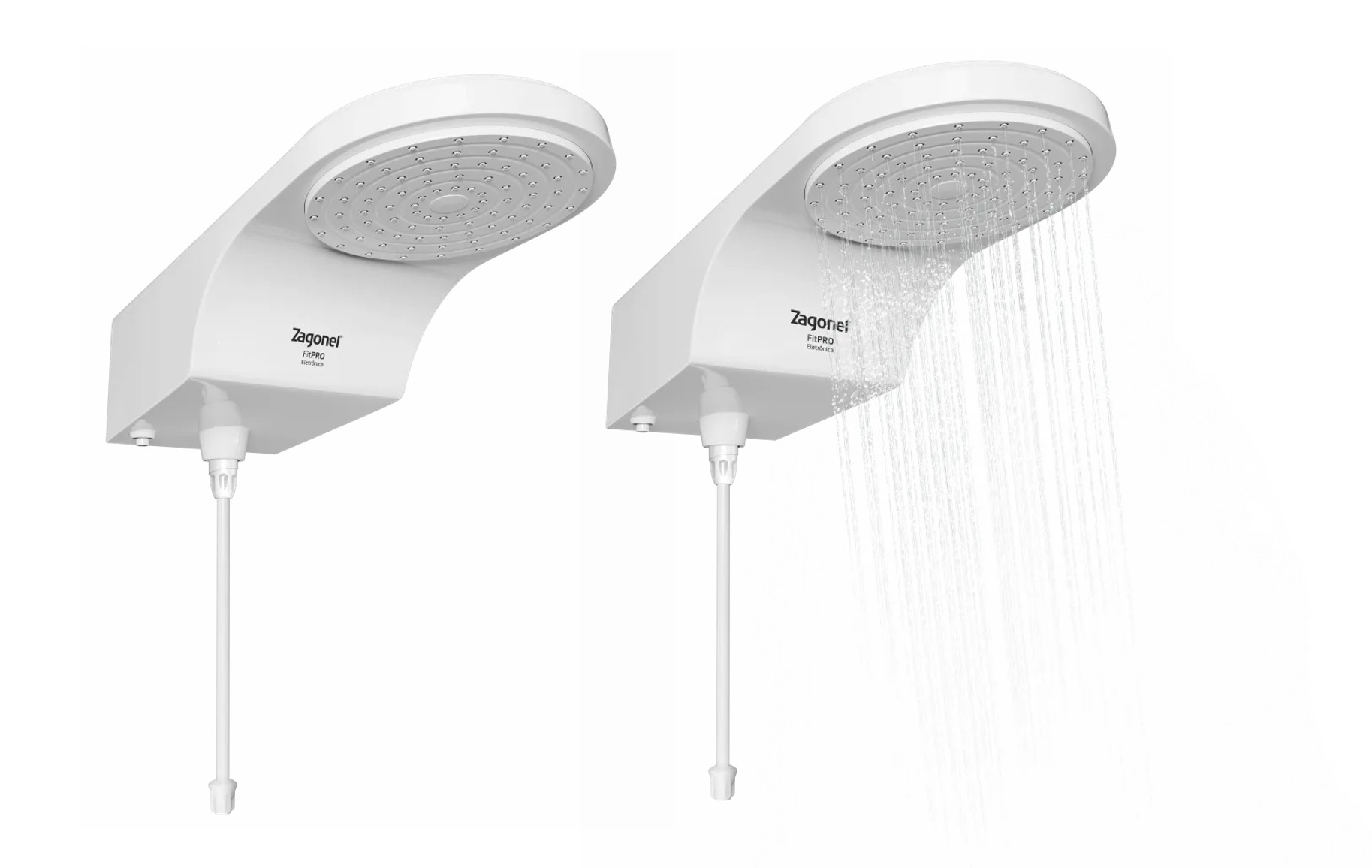 DUCHA FIT ELETRONICA 6800 W 220 V BRANCA - ZAGONEL