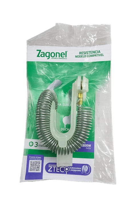 RESISTENCIA DUCHA MOMENT 4 T 220 V - ZAGONEL