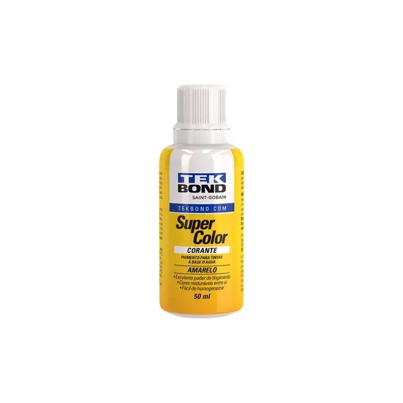 CORANTE LIQUIDO AMARELO 50 ML - TEK BOND