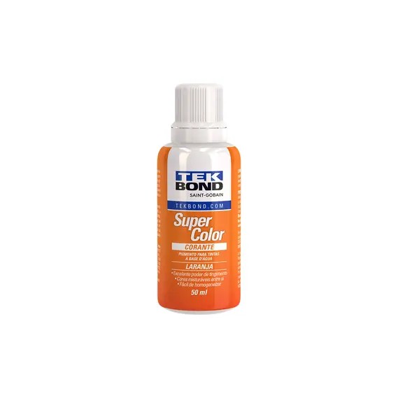 CORANTE LIQUIDO LARANJA 50 ML - TEK BOND