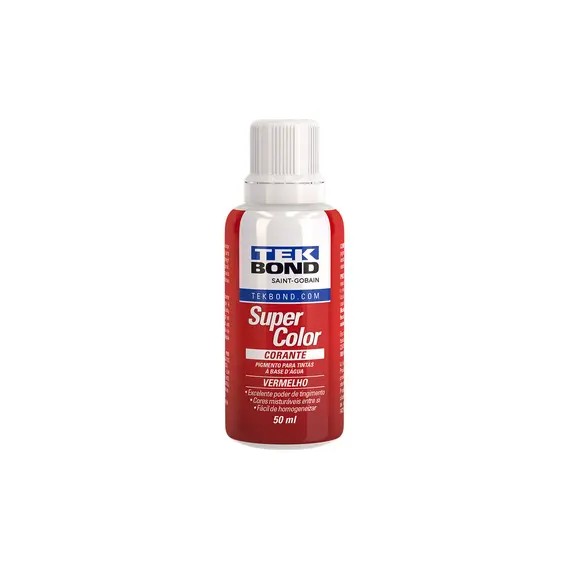 CORANTE LIQUIDO VERMELHO 50 ML - TEK BOND