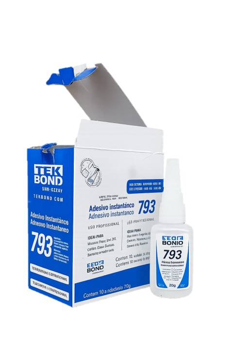 ADESIVO INSTANTANEO 793 20 G CX BICO ANTIENTUPIMENTO - TEK BOND