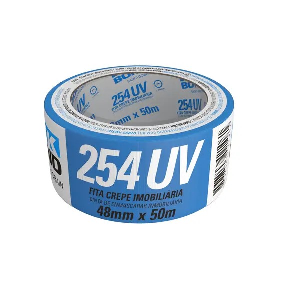 FITA CREPE 48 MM X 50 M AZUL - TEK BOND