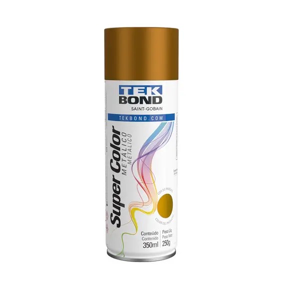 TINTA SPRAY METALICA COBRE 350 ML - TEK BOND