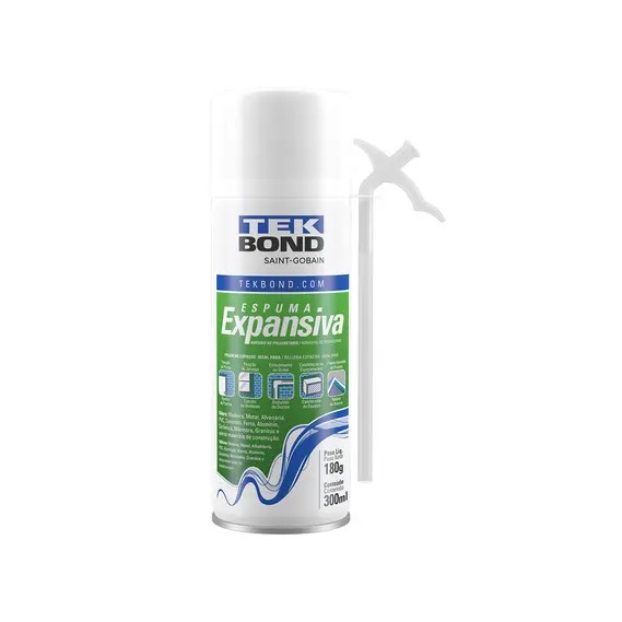 ESPUMA EXPANSIVA PU 180 G 300ML - TEK BOND