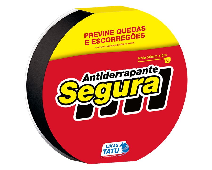 FITA ANTIDERRAPANTE PRETA 50 MM X 5 M - TATU