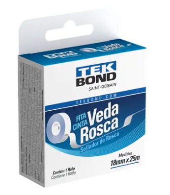 FITA VEDA ROSCA 18 X 25 M - TEK BOND