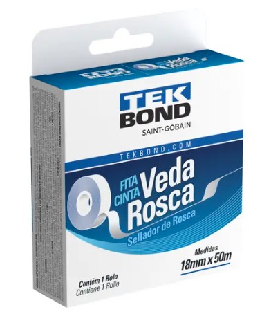 FITA VEDA ROSCA 18 X 50 M - TEK BOND
