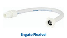 ENGATE FLEXIVEL PVC 1,00 M X 1/2 (2035) - SOCEL