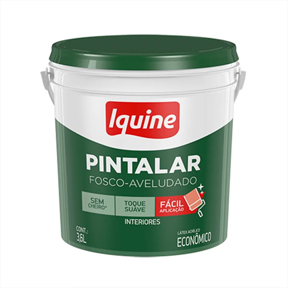 LATEX ACRILICO BRANCO NEVE 3,6 L GALAO (PINTALAR) - IQUINE