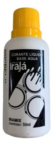 CORANTE LIQUIDO IRAMIX AMARELO 50 ML - IRAJA