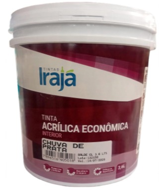 LATEX ACRILICO CHUVA DE PRATA 3,6 L INTERIOR GALAO - IRAJA