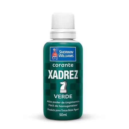 CORANTE LIQUIDO XADREZ VERDE 50 ML - SHERWIN WILLIAMS