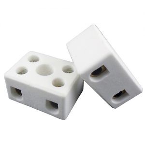 CONECTOR PORCELANA 2 POLOS 10 MM (66095)- INTERNEED